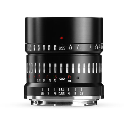 TTartisans 50mm F0.95 APS-C Manual Focus Lens for Nikon Z50 Z6 Z7 Z6II Z7II Z5