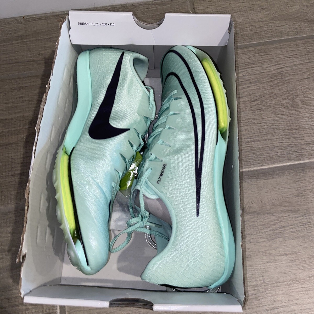 Size 13 Men's | Nike Air Zoom Maxfly Track Spikes Mint Foam Cleats