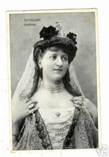 ARTISTE / Mlle SCHOUSK , à l'OPERA
