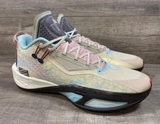 Li-Ning Way of Wade ABPU0033 Basketball Shoes Beige Low Top Mens Size 10 See DES