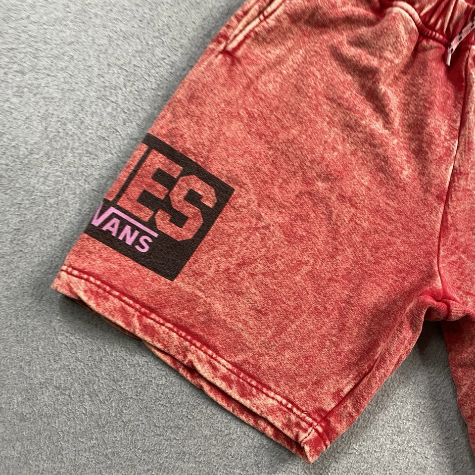 Pantalones Cortos Vans Vault x Aries Para Hombres Pequeños Patinadores Ropa de Calle Algodón Rojo HECHOS EN EE. UU. Foto 2 de 4