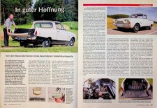 Oldtimer Praxis 2305) Ford Taunus 17 M P3 Pick-up Restaurierung - ein interessan