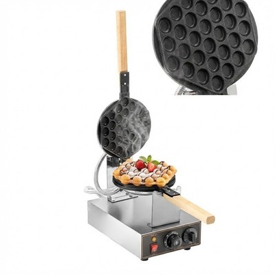 Bubble Waffeleisen Profi 1400W drehbar Edelstahl Bubble Waffle Maker
