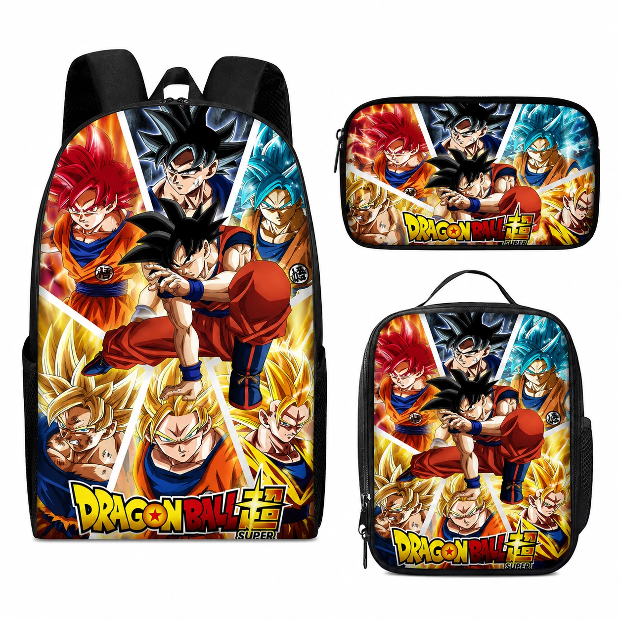 Custom Name Anime Backpack Set, Backpack for Kid