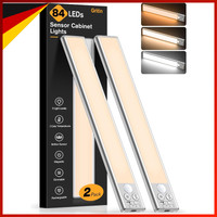Schrankbeleuchtung Led 26Cm Bewegungsmelder Aufladbar 1800Mah 3 Farben 5