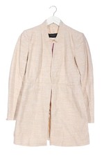 ZARA Cappotto mezza stagione Donna Cappotto Taglia IT 42 bianco sporco