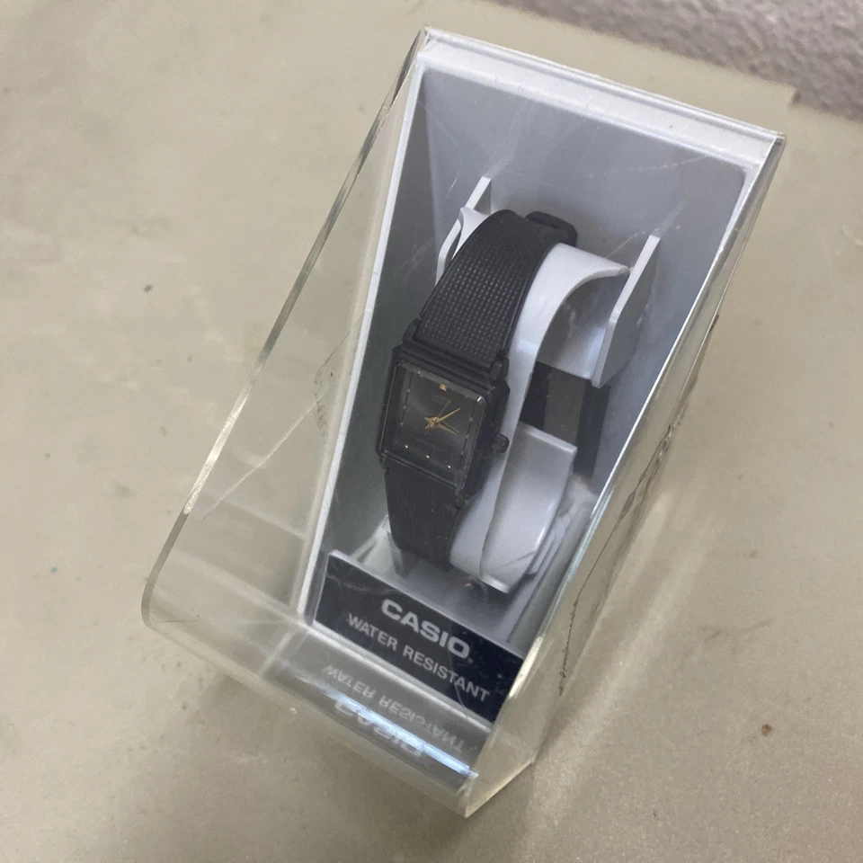 Casio LQ-64-A1 Reloj Analógico Clásico Negro, Correa de Resina Negra, Gris Oscuro, Dorado  Foto 2 de 4