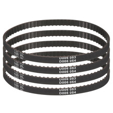 4Pcs 150XL 037 Timing Belt 75 Teeth Rubber Geared Cogged Belt, 0.37" Width, 0.20