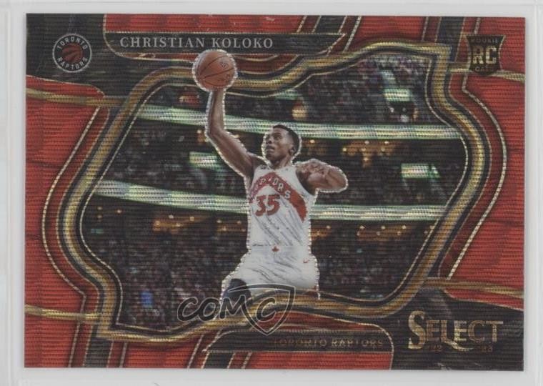 2022-23 Panini Select Courtside Red Wave Prizm Christian Koloko #297 11es