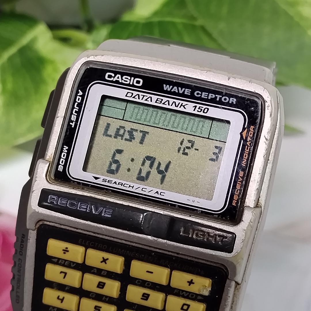 Rare Casio Data Bank 150 DBC-W151 Original Bracelet New Battery