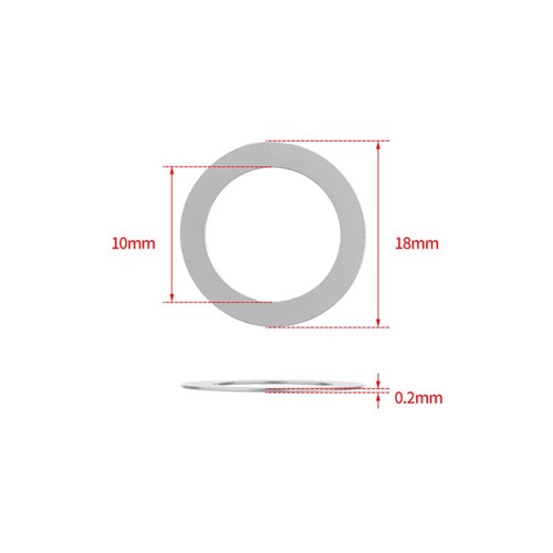 0.1mm - 0.5mm Unterlegscheiben Flache Präzisionsdichtung Edelstahl DIN 988-- - Picture 117 of 209