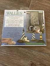 Warren Kimble Lighthouse Wallies 25 Wallpaper Cutouts Pre-pasted Beach Cottage