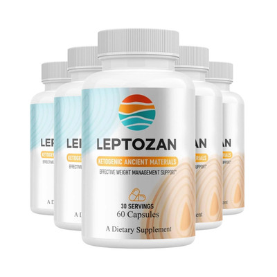 5-Pack Leptozan Capsules - Leptozen Keto Capsules for Weight Loss - 300 Capsules
