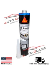 Auto Glass Urethane Sealant Glue Sika Flex P2G Premium PRIMERLESS Adhesive  x1