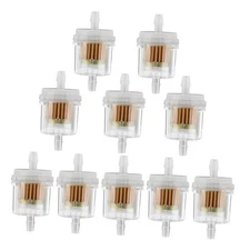 Inline Fuel Filter 1/4" Replace for Motorcycle Mini Bike Dirt Bike Moped ATV 