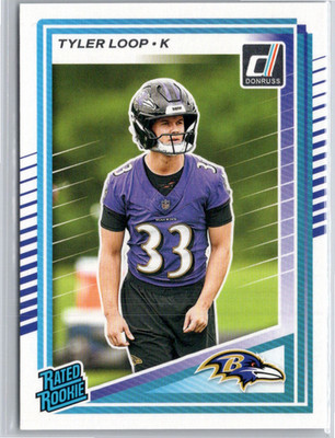 2025 Panini Donruss #382 TYLER LOOP (RC)
