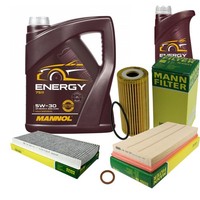 Mann Inspektionspaket 6L Mannol Energy 5W-30 FüR Mercedes W169 A 180 CDI W245 B