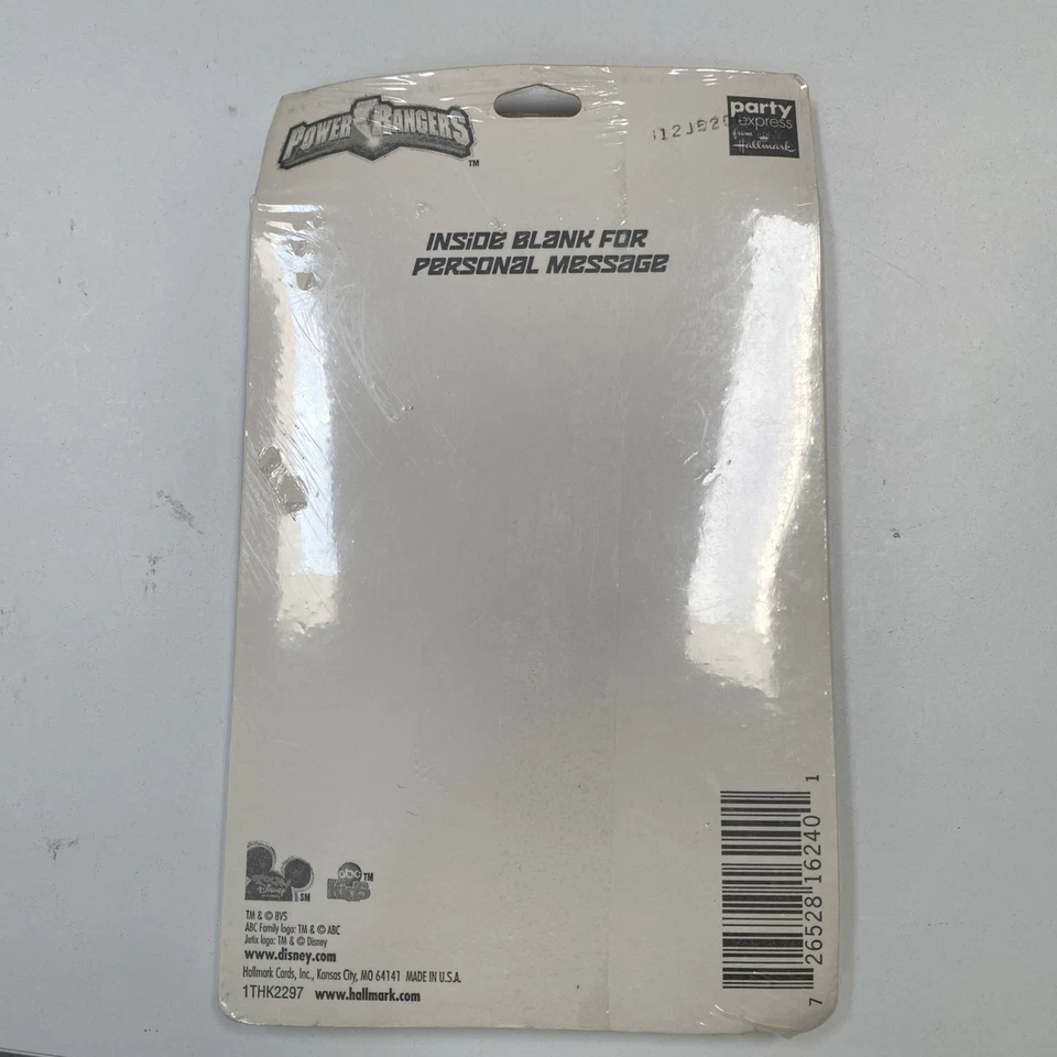 1993/1994 NOS Vintage Power Rangers 8 Thank You Cards Hallmark Sealed Red Ranger - Image 4 of 4