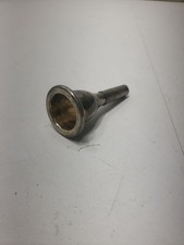 Vintage Conn Helleberg Tuba Mouthpiece Silver Plated Brass Musical Instrument