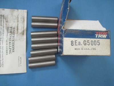 8 new valve guides TRW G5005  Ford 289, 312, 272, 351 1955-1978 see description