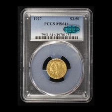 1927 $2.50 Gold Indian PCGS MS64+ CAC - Free Shipping USA