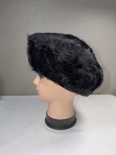Eric Javits Black Genuine 100% Italian Lamb F...