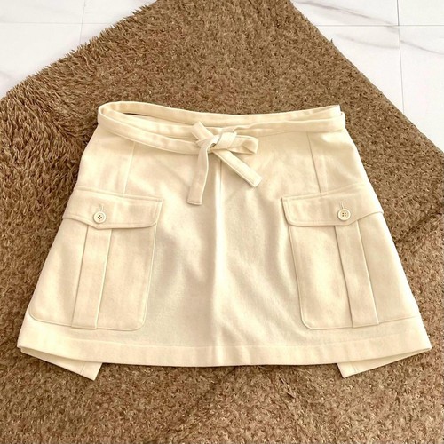 Comme des Garçons, COMME des GARCONS Skirt Chest 87cm Length 42cm Wool Ivory Vintage 90s