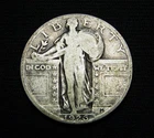1926  Silver  UNITED STATES  Standing Liberty Quarter Dollar Coin  LOOK
