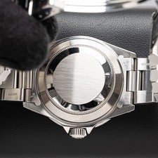 Rolex Submariner 16610 Silver Oyster Bracelet with Black Bezel 3