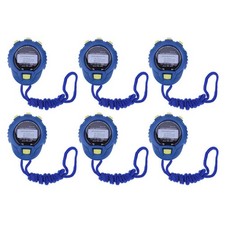 6pcs LCD electronic stopwatch chronograph digital timer sport counter ki9932