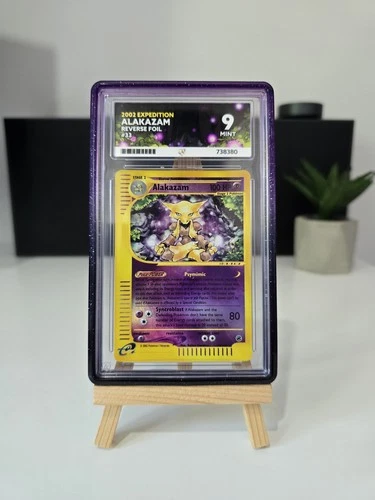 Alakazam 33/165 Holo Reverse Foil Expedition WOTC Rare PSA Pokemon Card ACE 9