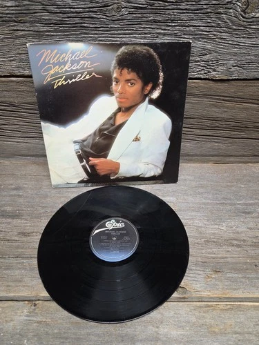 Vintage Michael Jackson Thriller 1982 Epic Records Vinyl LP