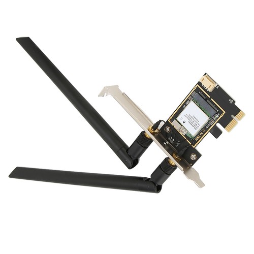 Wireless WiFi 6 PCIE Card With 2 Antenna 1800Mbps 2.4Ghz 5Ghz Support MU MIMO CB - Bild 11 von 22