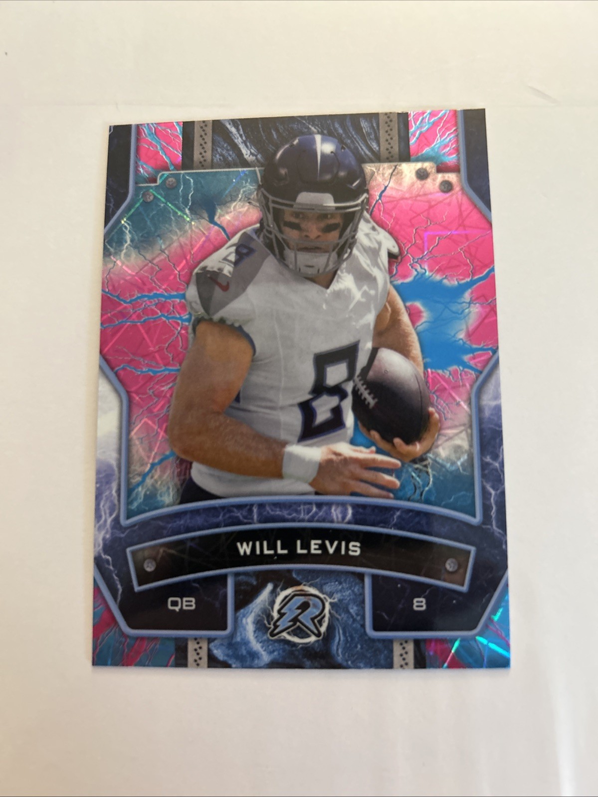 2024 Topps Resurgence - Will Levis #97 Sky Blue and Pink Shock