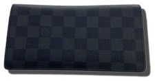 LOUIS VUITTON Portefeuille Brazza Damier Graphite Wallet 2388