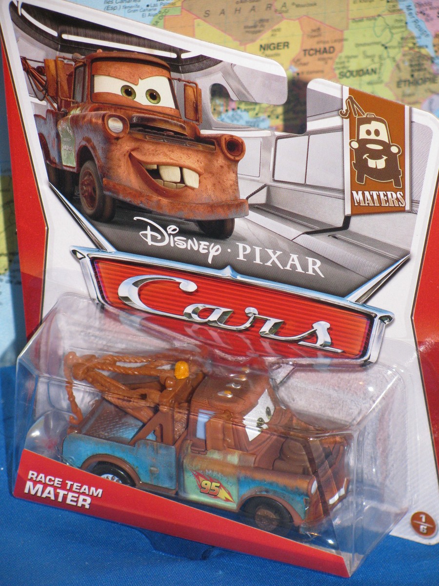 DISNEY PIXAR CARS RACE TEAM MATER #1/6 MATERS ***BRAND NEW & RARE