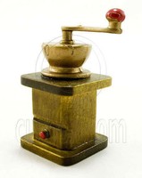 Vintage Mini Roasted Coffee Grinder 1:12 Doll's House Dollhouse Miniature Vintage Mini Roasted Coffee Grinder 1:12 Doll's House Dollhouse Miniature