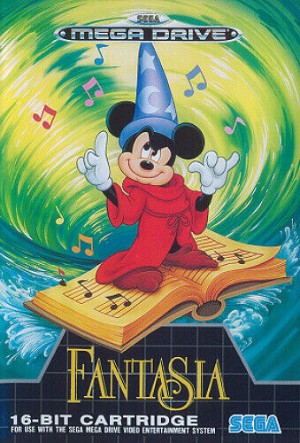 ## Sega Méga Entraînement - Fantasia Starring Disney´ J Mickey Mouse /Md Jeu ## - Photo 1/1