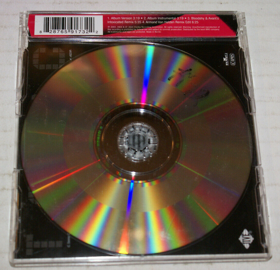 Britney Spears Toxic 4 Track Rare Mixes & Instrumental CD