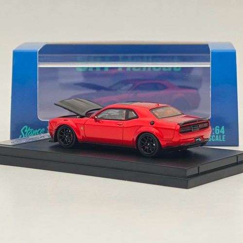 1:64 SH Dodge SRT Hellcat Muscle Sports Diecast Model Car Limited Collection Red - Picture 4 of 8