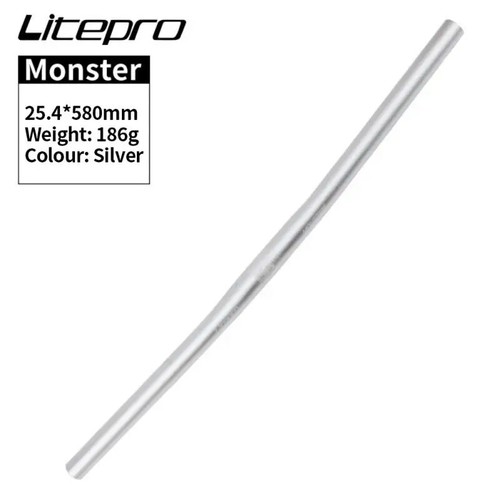 Folding MTB Bike Horizontal Handlebar Aluminum Alloy One-shaped Handle Bar - Picture 9 of 20