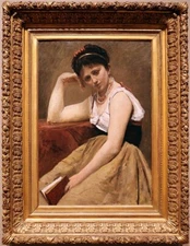 high quality oil painting handpainted on canvas " Interrupted Reading "