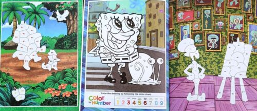 Sticker by Number Nickelodeon Activity Books Lot Of 4 ~BRAND NEW - Imagen 4 de 10