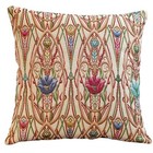 Classic Art Deco Cushion. 17x17" Square Cover. Traditional Mackintosh Tapestry.