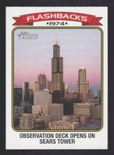 2023 Topps Heritage #NF-1 SEARS TOWER 1974 News Flashbacks Insert