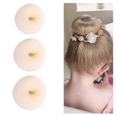 3 Pcs Donut Bun Hair Styling Making Tool Chignon Maker 1 Large 1