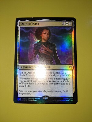 FOIL Oath of Kaya x1 War of the Spark 1x MTG Magic the Gathering