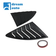 Rear Quarter Side Window Vent Louver Cover for Subaru BRZ Scion FR-S Toyota 86 