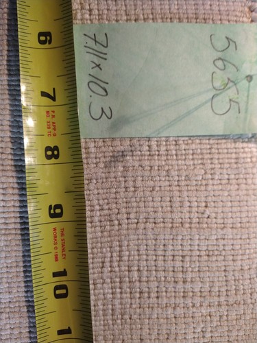 8x10' GRAY CONTEMPORARY Bamboo Silk Handmade in India #F-5655 - Picture 12 of 12