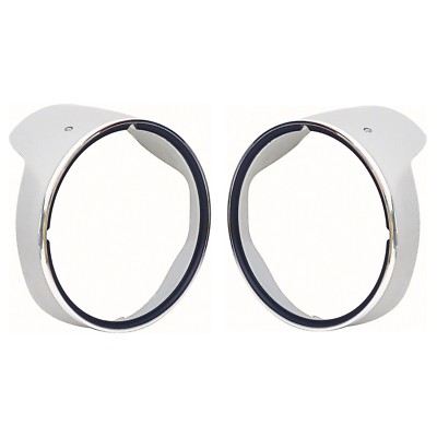 OER Headlamp Bezel Set For 1969 Standard Chevrolet Camaro Models